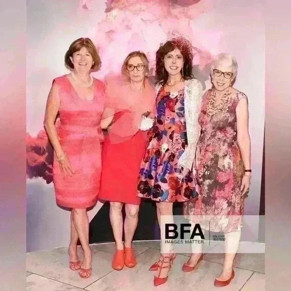 Oscar de la renta hot pink flowers dress size 10 with side pockets NWT - Picture 11 of 16